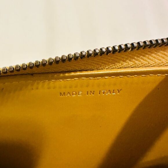 CHANEL Yellow Quilted Wristlet - Picture 9 of 16